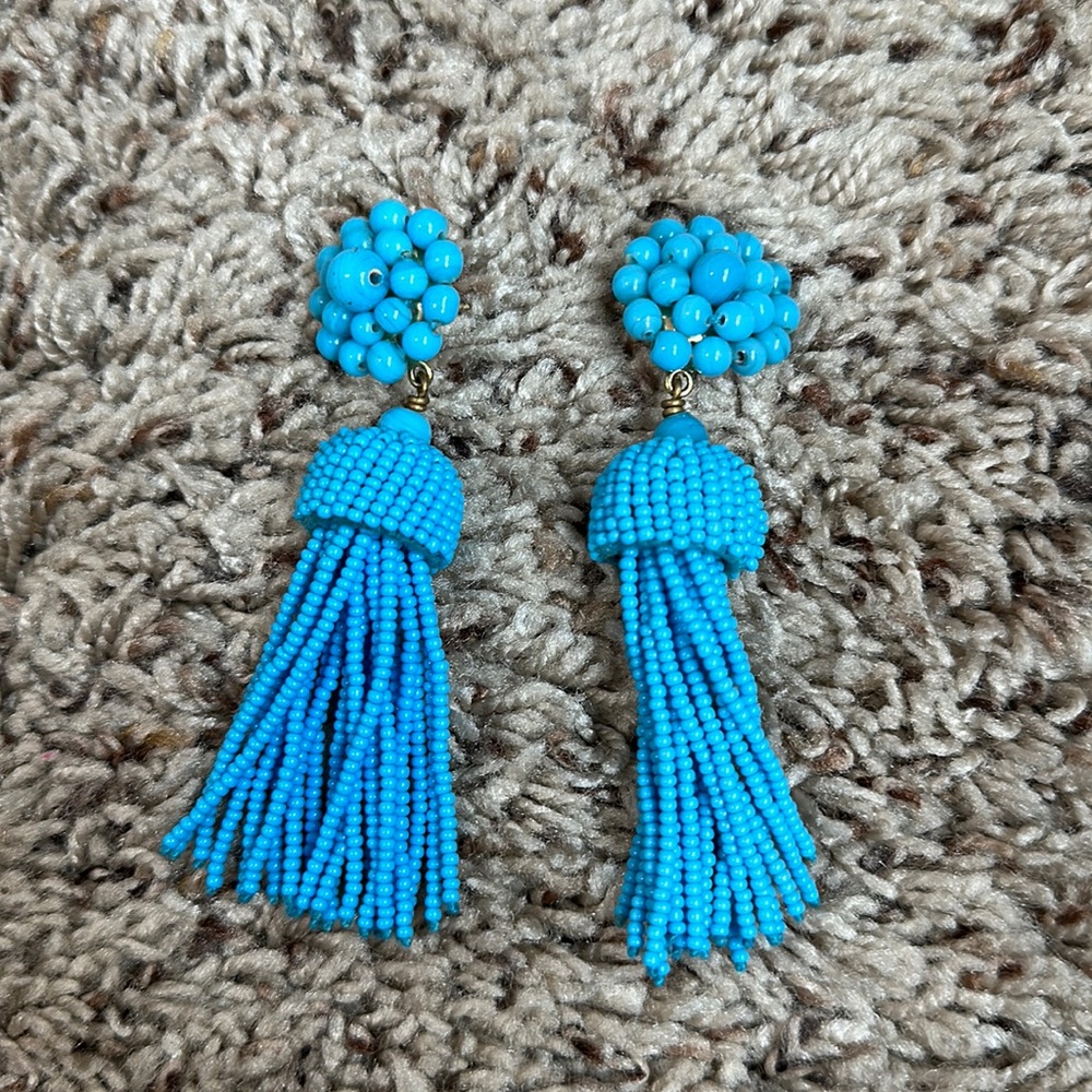 Turquoise Beaded Earrings